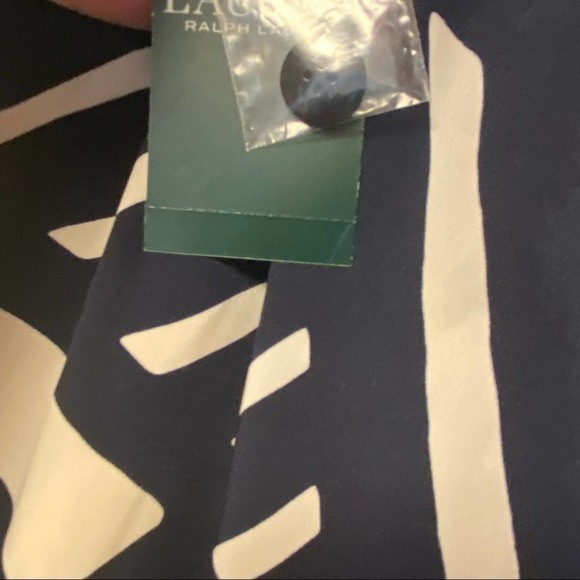 Lauren Ralph Lauren Blue Ivory Capris Pants - Picture 10 of 12